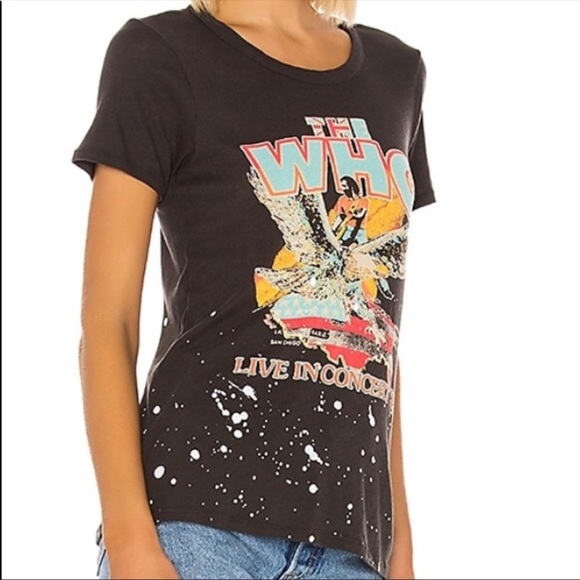 Chaser The Who Paint Splatter Graphic Band Tee - Picture 5 of 8